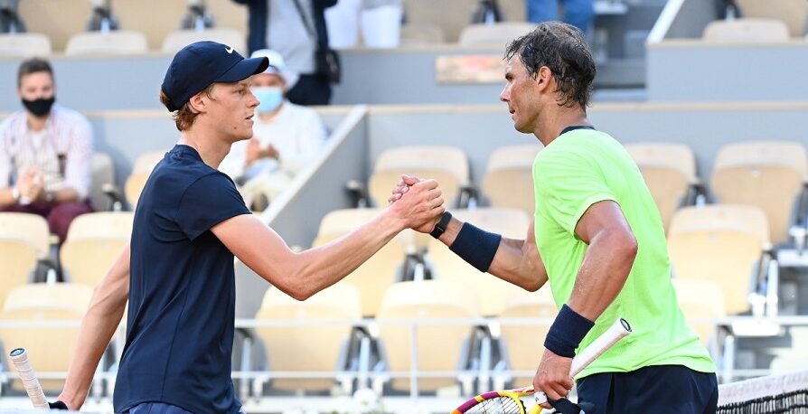 Le blog de la rédac', Vidéos > Sinner imite Nadal à l'entrainement, respect total !