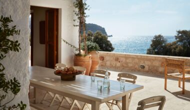En Grèce, une maison d'architecte insulaire sur l’île de Patmos
