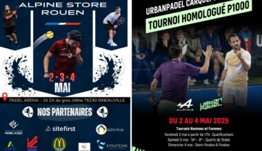 Où voir les finales des P1000 Urban Padel Carquefou et Padel Arena Rouen ?
