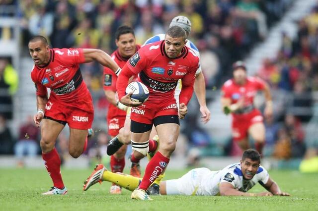 photo bryan habana lancé à l’assaut de clermont.  ©  getty images via afp