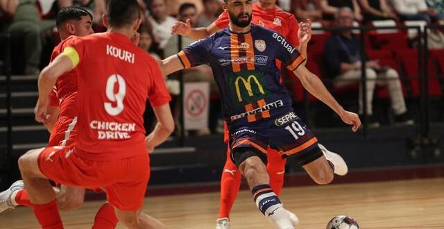 photo  abdessamad mohammed et ses partenaires se sont fait peur contre montpellier.  ©  jean-françois quinebêche 