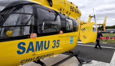 Percutée par un camion dans une commune au sud de Rennes, une femme de 67 ans héliportée au CHU