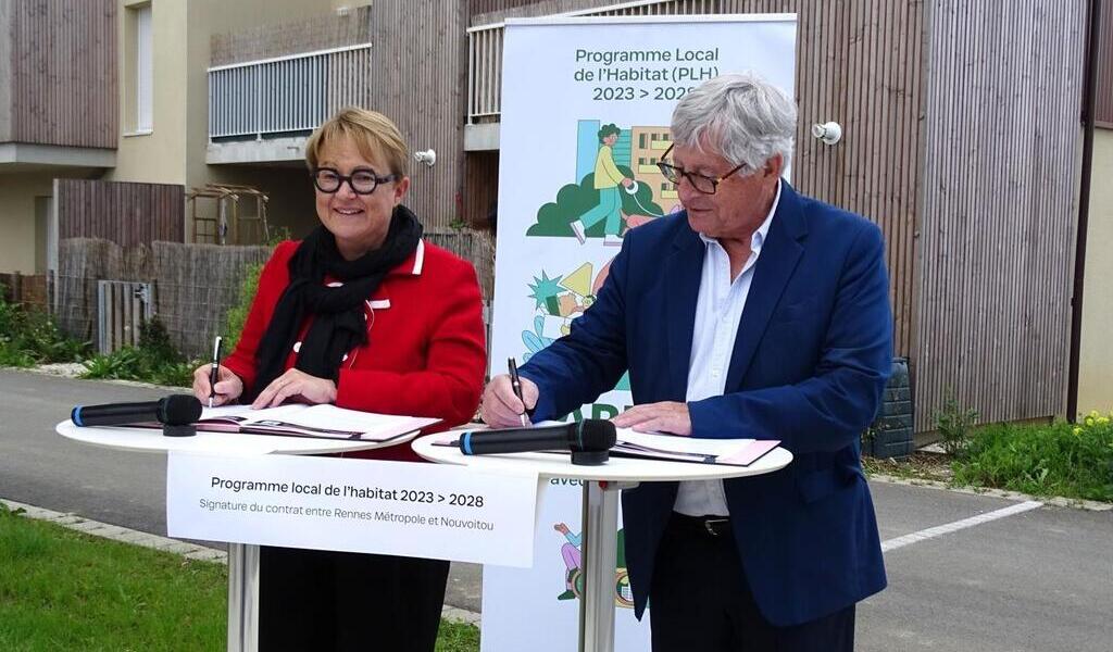 À Nouvoitou, la Métropole et la commune signent le programme local de l’habitat