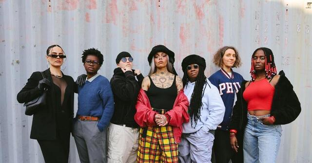 photo « grand bruit », une création sur-mesure autour d’artistes de la scène hip-hop nantaise.  ©  margaux martin’s