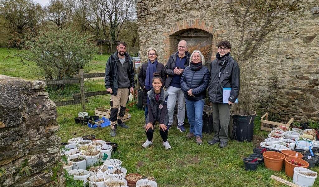 Un atelier Land art avec l’association Repousse à Bouguenais
