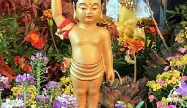 Le Vésak commémorant la naissance de Bouddha fêté le 25 mai à Saint-Herblain
