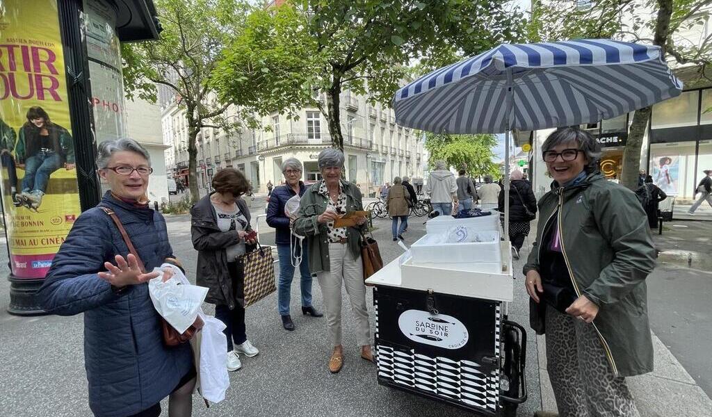 Madame Sardine a pris ses quartiers rue du Calvaire, à Nantes, jusqu’en septembre