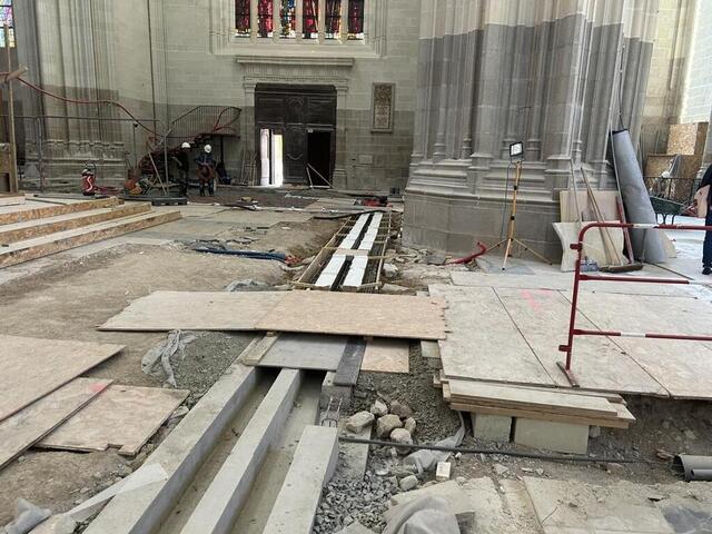 photo le chantier en cours.  ©  po-sp