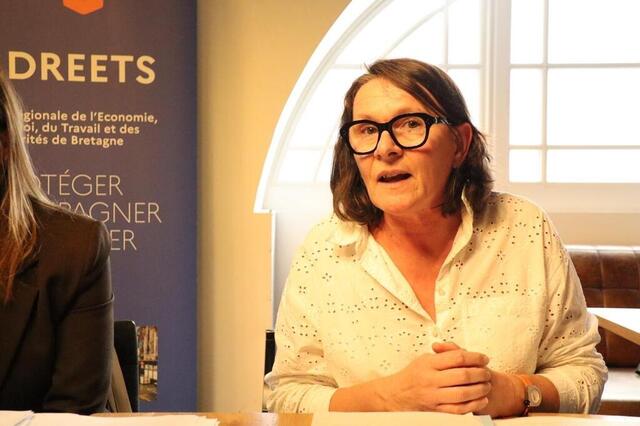photo hélène avignon, responsable du pôle politique du travail de la dreets bretagne (direction régionale de l'économie, de l'emploi, du travail et des solidarités)  ©  ouest-france