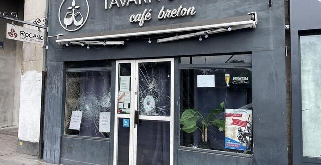 photo  le bar tavarn breizh, à nantes, quai de la fosse, le 19 mai 2025.  ©  ouest-france 