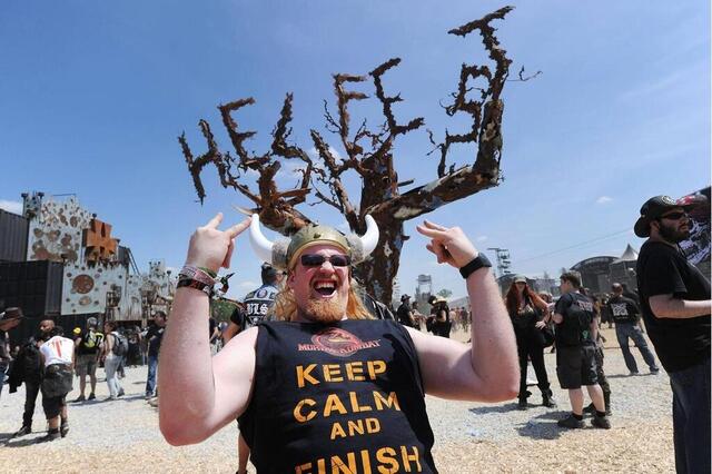 photo restez calmes… ce n’est que le hellfest.  ©  photo archives presse océan - afp