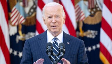 Le président américain Joe Biden lors d'une allocution à la Maison Blanche, le 7 novembre 2024 à Washington
