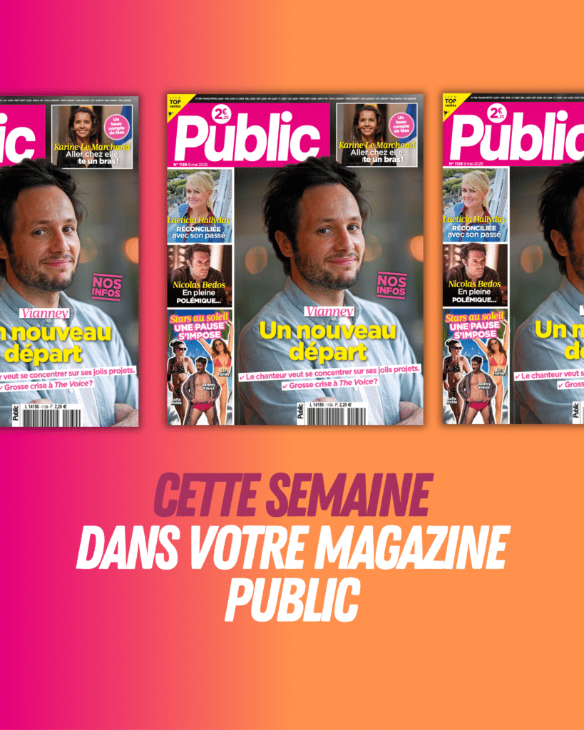 Vianney : un nouveau départ, il veut se concentrer sur ses jolis projets… Plus d’infos dans le magazine Public de cette semaine