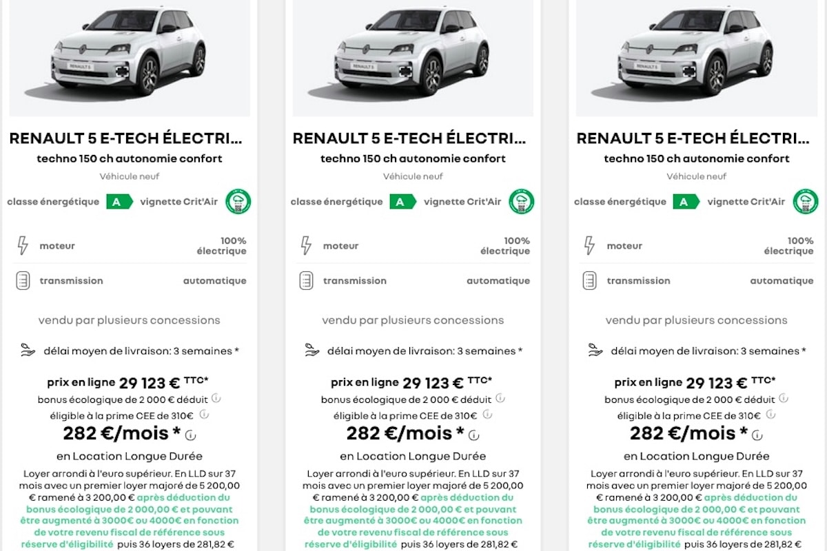 Renault R5 promotion