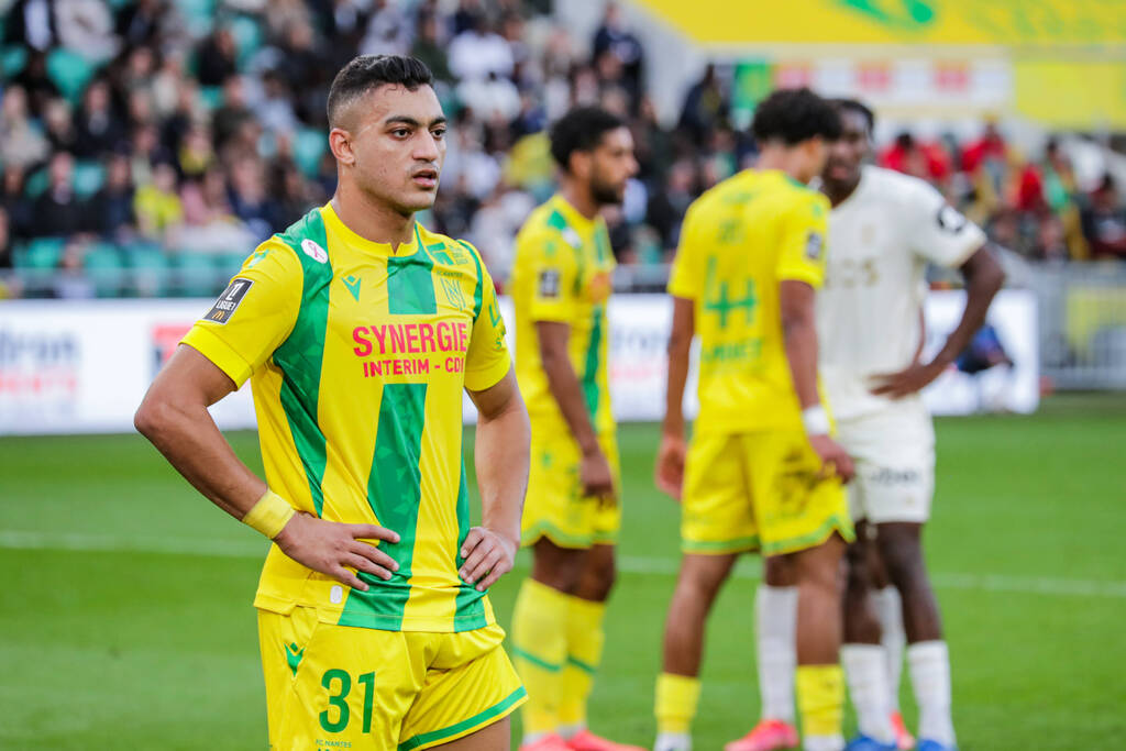 Le joueur du FC Nantes, Mostafa Mohamed. © ADIL BENAYACHE/SIPA