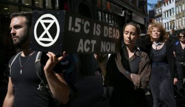 Manifestation d'Extinction Rebellion à Cambridge. Credit Image: © Martin Pope/ZUMA Press Wire)/SIPA60010416_000034/Shalan Stewart/2505102306