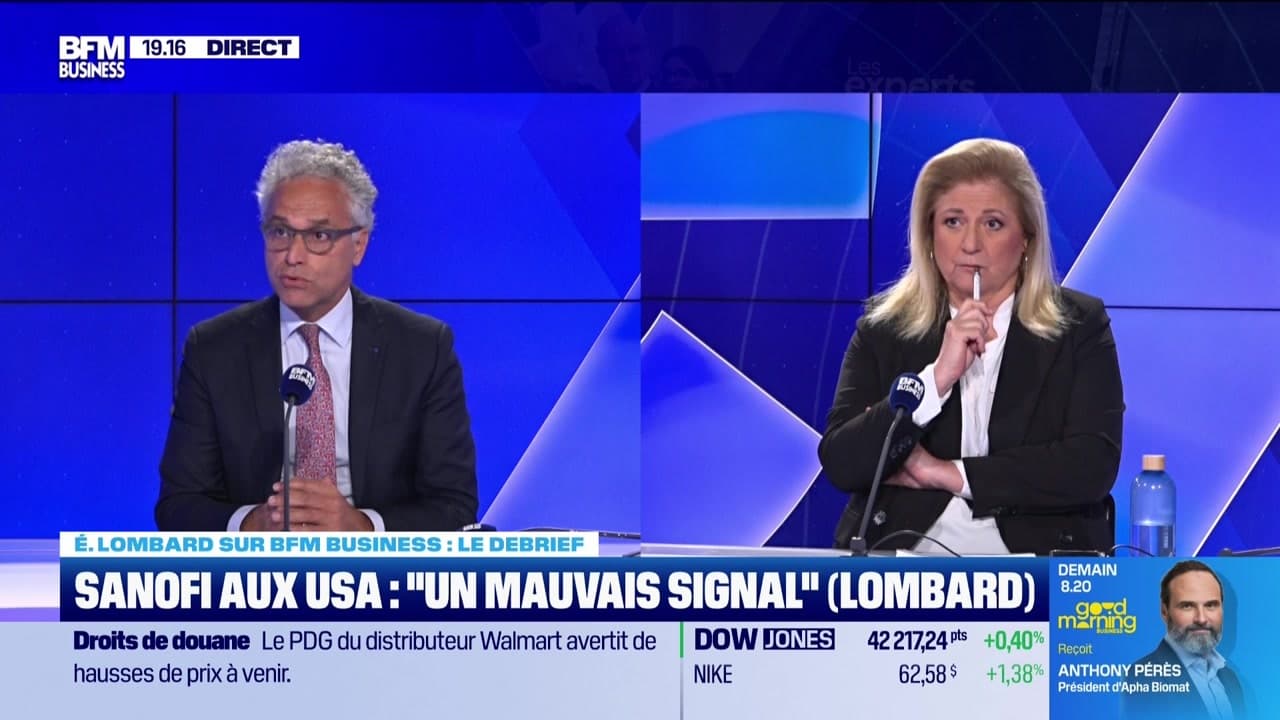 Sanofi aux USA : "Un mauvais signal" (Éric Lombard)