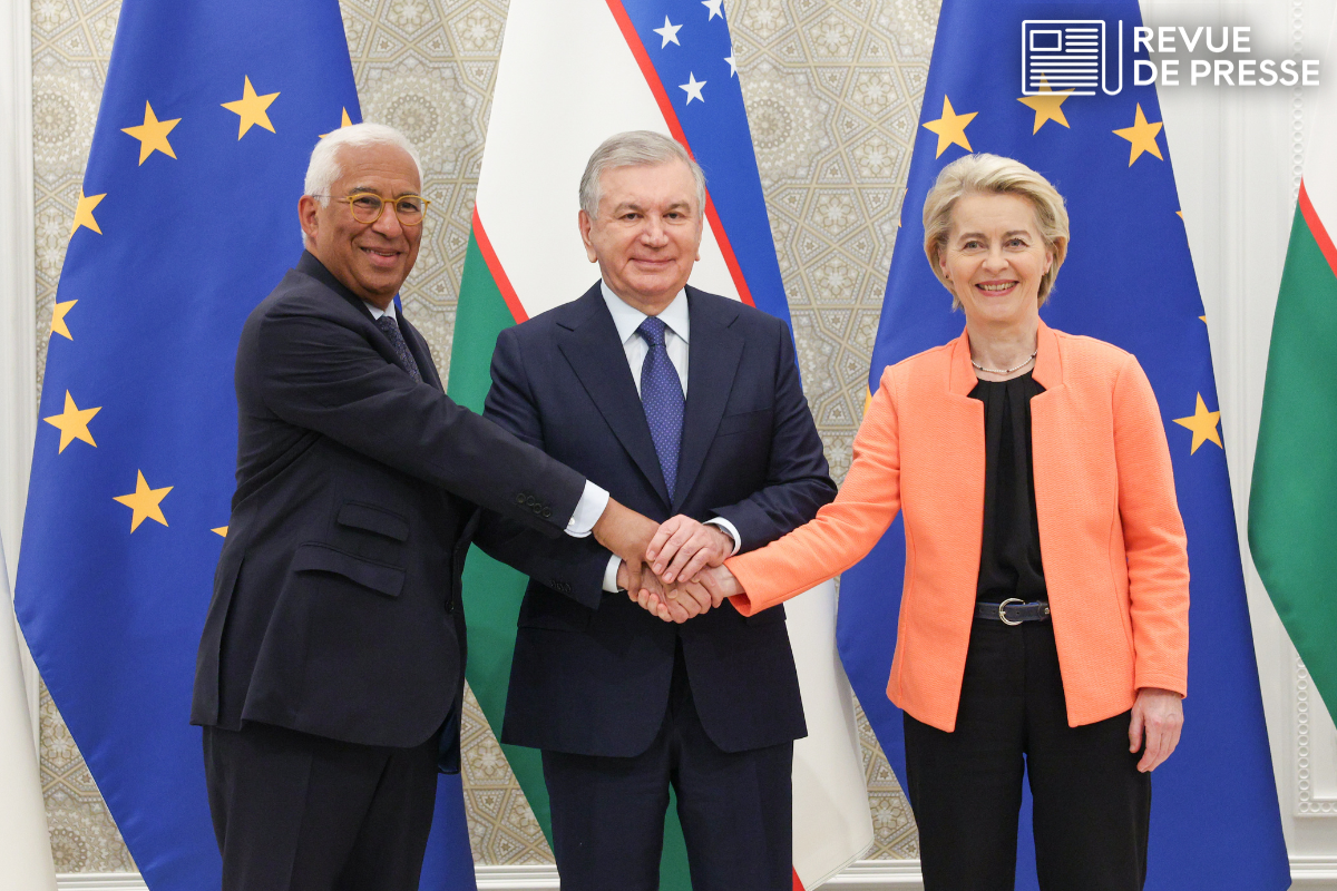 António Costa (Président du Conseil européen), Shavkat Mirziyoyev (Président de l