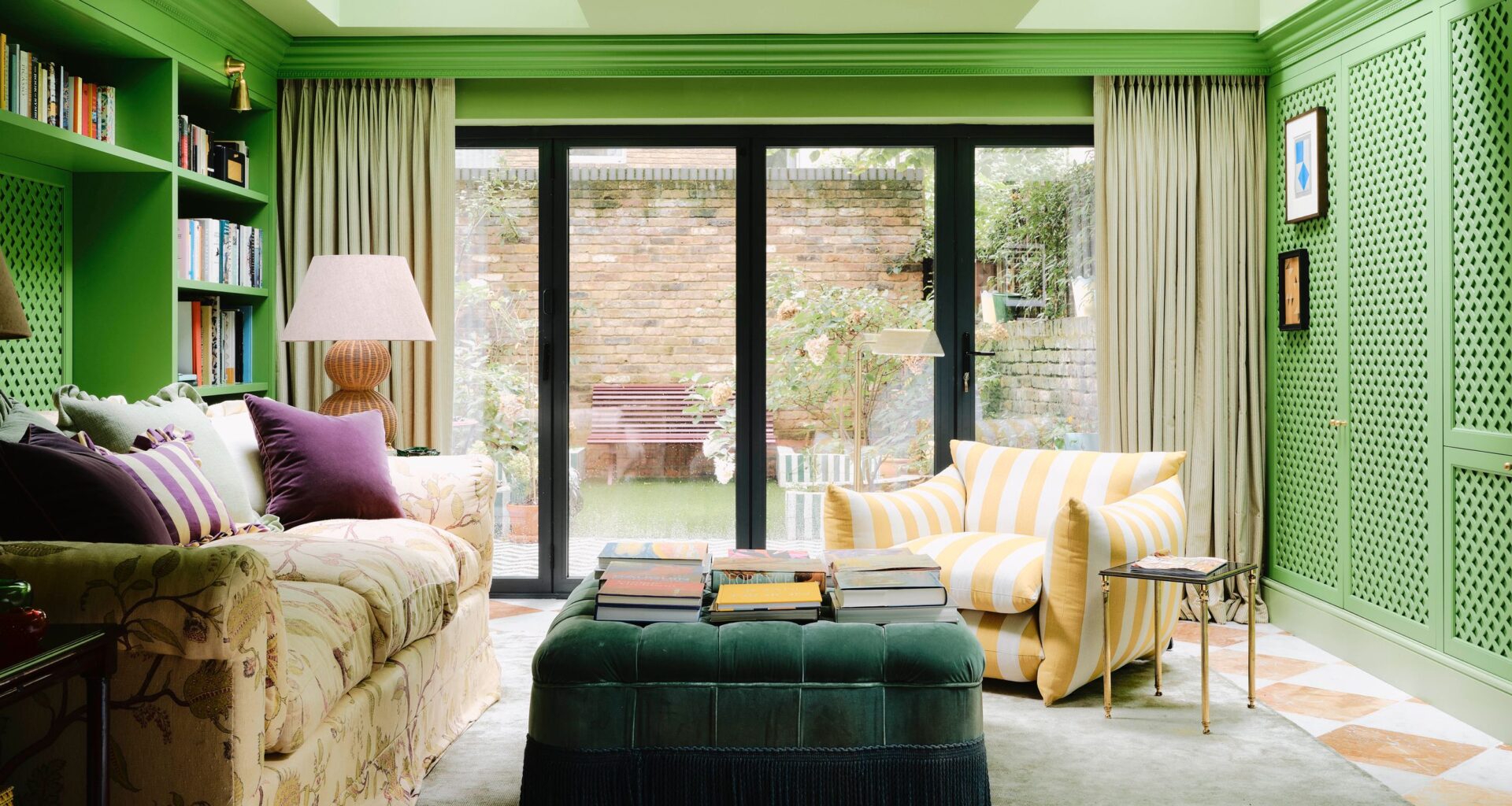 Une maison colorée de Notting Hill aménagée en un temps record