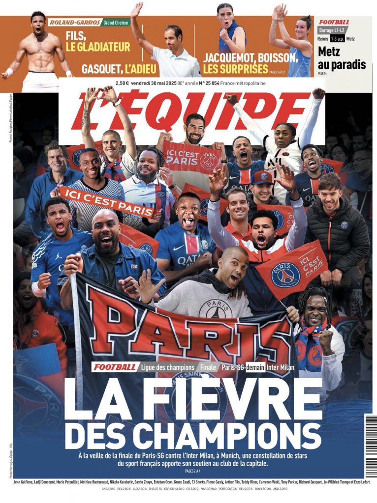 Une l'equipe 30 05 2025