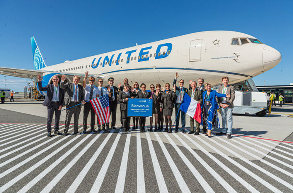 United Airlines relie Nice à Washington