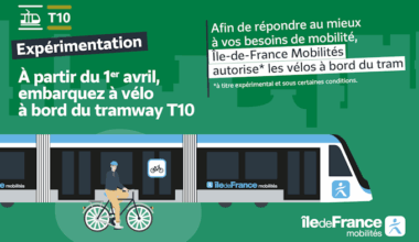 Région parisienne : Le tram Clamart - La Croix de Berny accepte les vélos