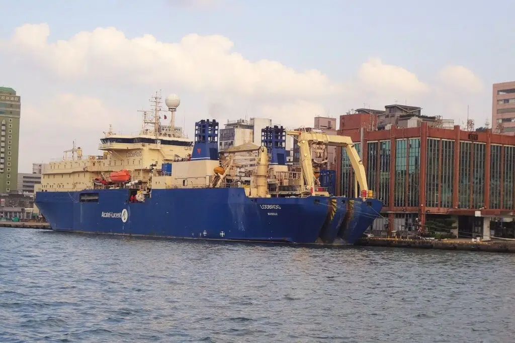 Navire Alcatel-Lucent, CS Lodbrog à Port Keelung en 2014