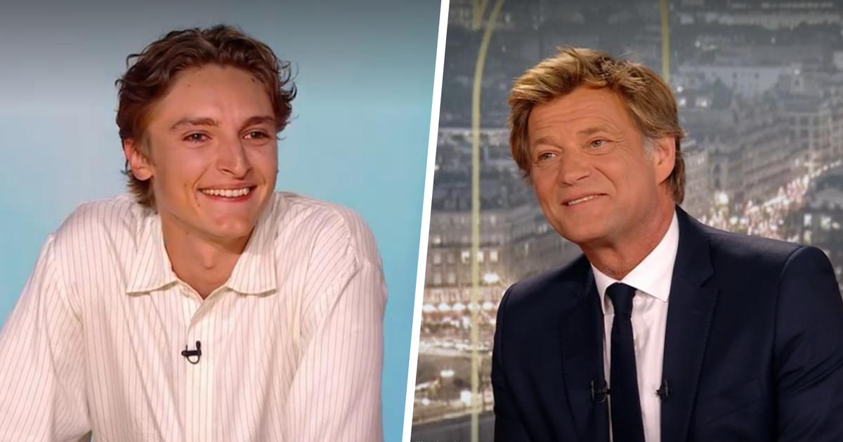 Laurent Delahousse, lui aussi, sous le charme de Vassili Schneider
