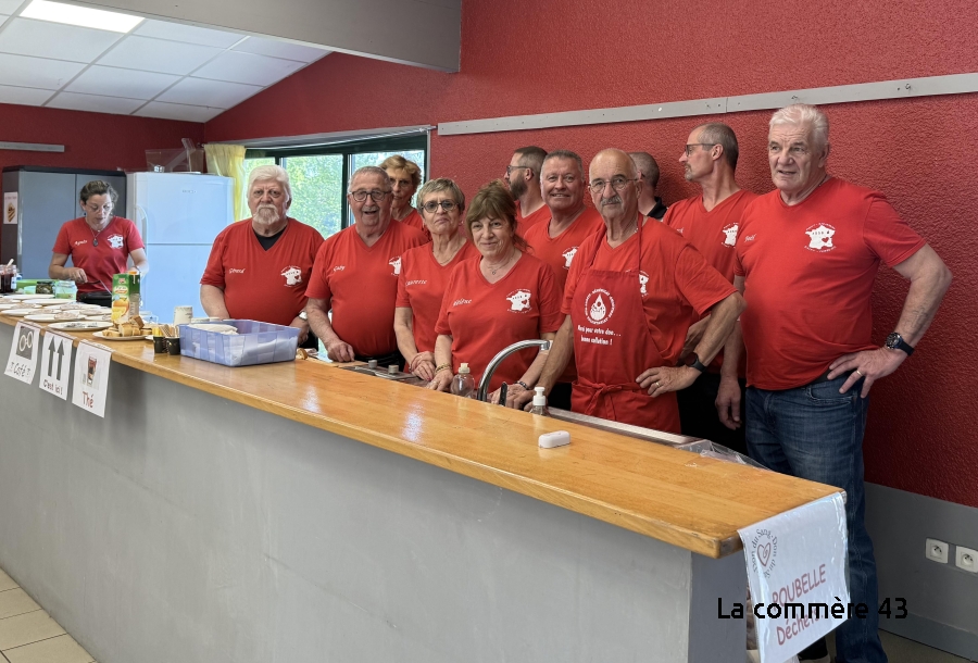 Mobilisation pour le don du sang à Saint-Ferréol-d'Auroure : 62 dons collectés avant le pont du 1er mai