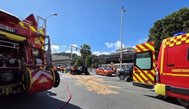 Nice. Un impressionnant accident en centre-ville fait huit blessés, ce que l'on sait