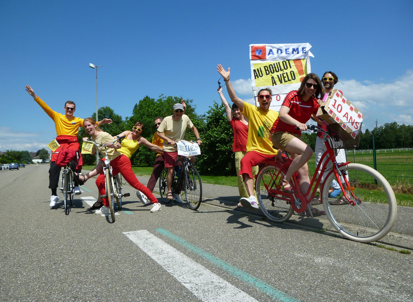 Au boulot à vélo