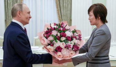la veuve de Shinzo Abe rencontre Poutine après Trump