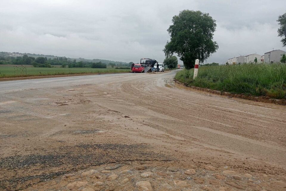 Un accident causée par une coulée de boue a eu lieu dans la nuit du samedi 3 au dimanche 4 mai à Aigrefeuille.