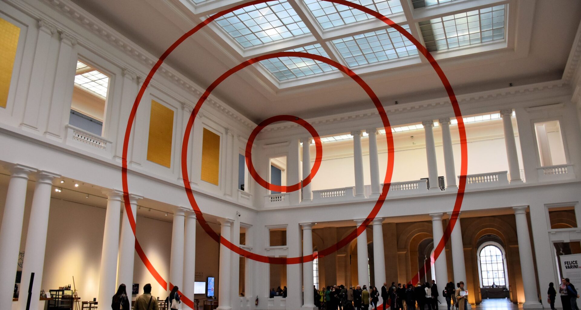 [lille3000 - Fiesta] "Éclats en échos" de Felice Varini" au Palais des Beaux-Arts de Lille jusqu'au 09 novembre 2025