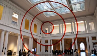 [lille3000 - Fiesta] "Éclats en échos" de Felice Varini" au Palais des Beaux-Arts de Lille jusqu'au 09 novembre 2025
