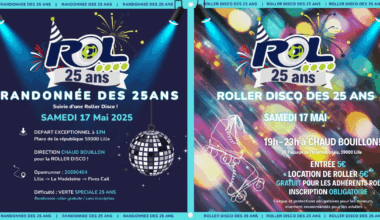 Samedi 17 mai 2025, l'association Roller "Ride on Lille" fête ses 25 ans à Lille