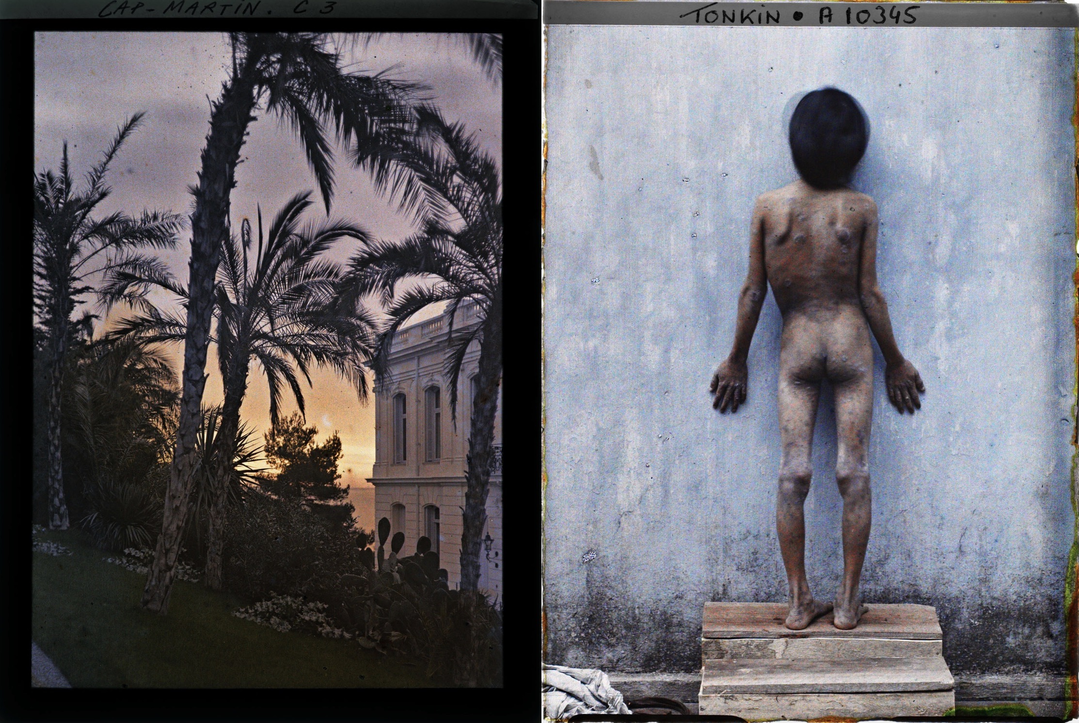 Images choisies par Hélène Gaudy (à gauche) et Adrien Genoudet (à droite) (crédits : Musée Albert Kahn)