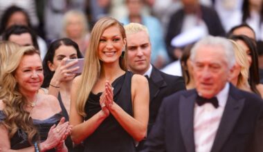 À Cannes, la réaction devenue virale de Bella Hadid quand elle voit Robert De Niro sur le tapis rouge