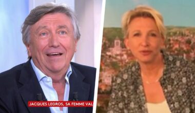 l’épouse de Jacques Legros le surprend sur le plateau du JT de 13 heures