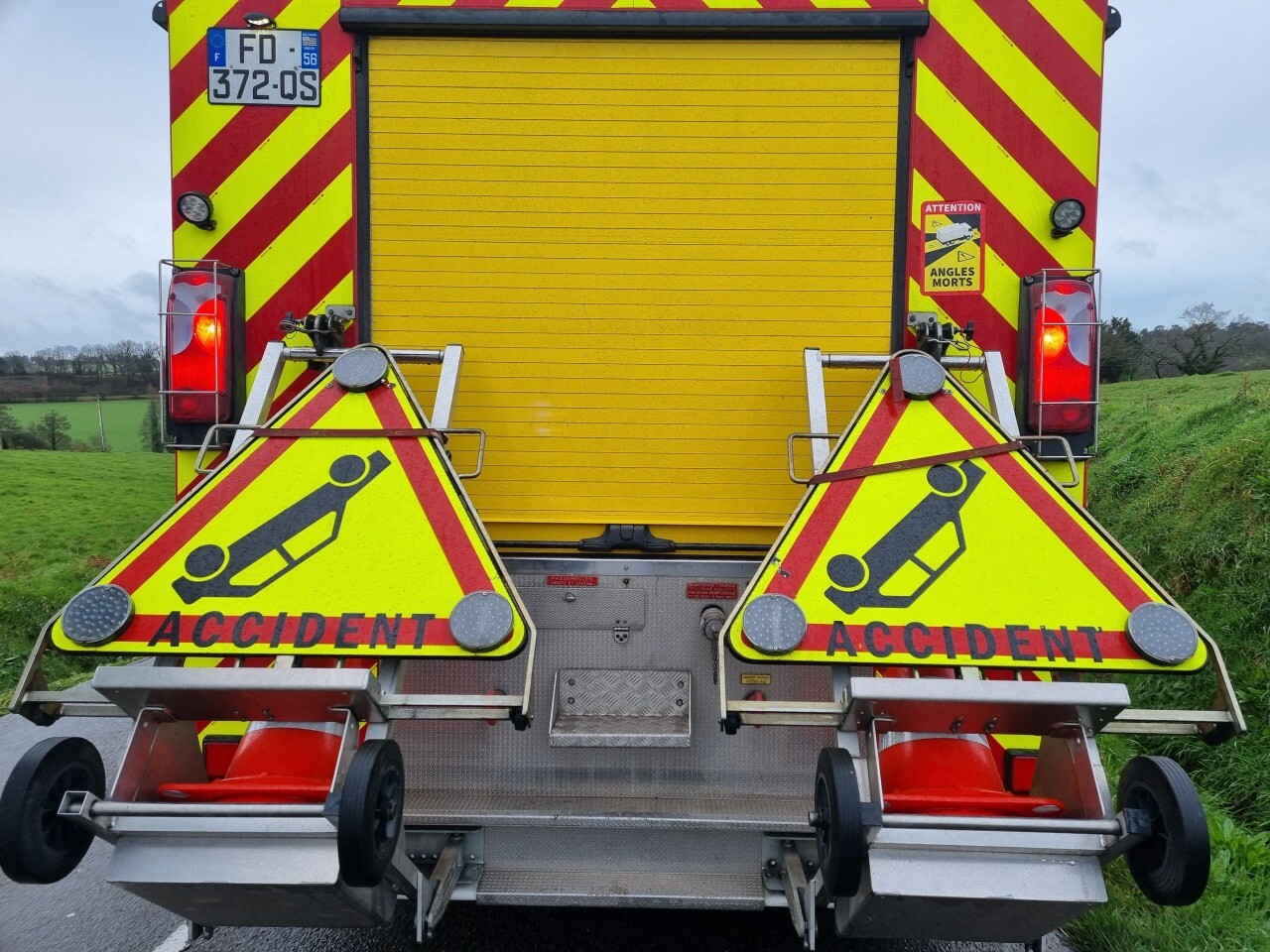 un motard transporté en urgence absolue à l'hôpital