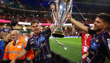 Jalibert en lion, Penaud sur un zèbre, vestiaires en folie et pari de se présenter tout nu... En vidéo, les célébrations de l’UBB à Cardiff