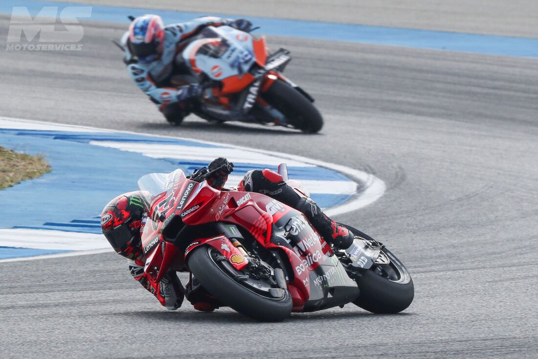 Bagnaia en plein burn out psy (Gold & Goose)
