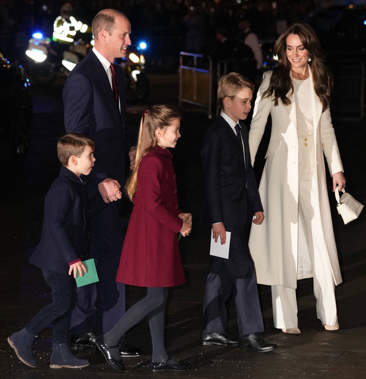 Kate Middleton, le prince William et leurs trois enfants