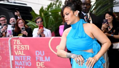 CANNES 2025. Rihanna enceinte : robe bleue et ventre rond, elle éclipse son mari et réchauffe l'atmosphère