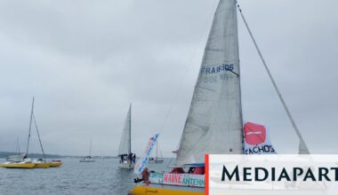 Dans le Finistère, une flottille antifasciste manifeste en mer contre Bolloré