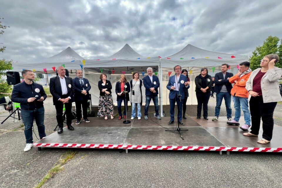 Saint Etienne du Rouvray fête Contournement Est opposants