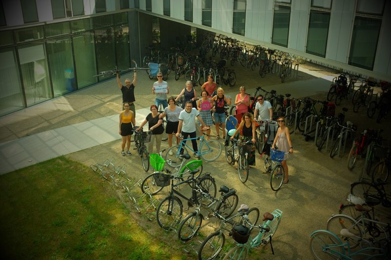 Au boulot à vélo