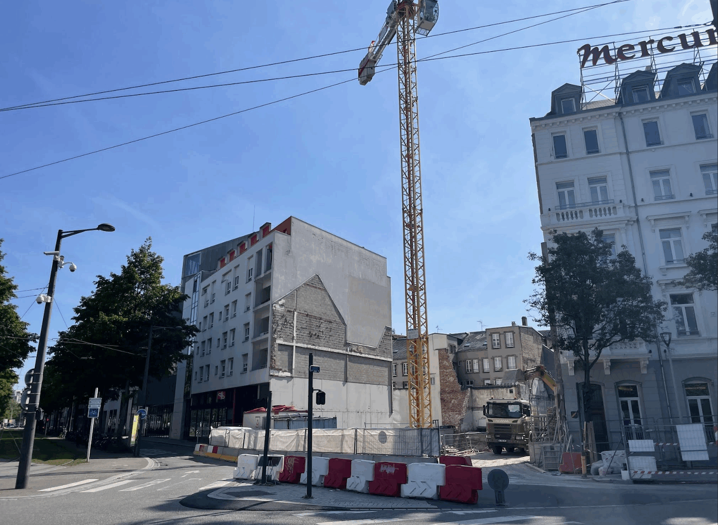 chantier hotel gare