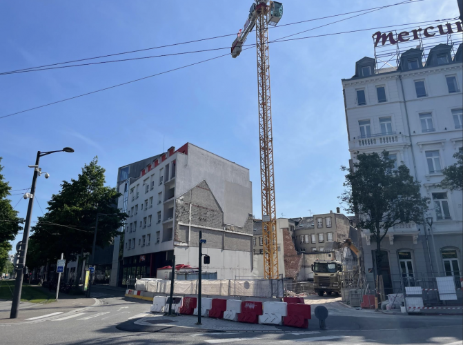 chantier hotel gare