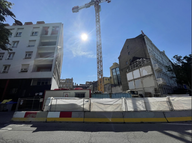 chantier hotel gare